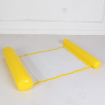 outdoor equipment : Drijvende Hangmat - Zwembad Water Ontspanning - Nylon in Geel van Pantino