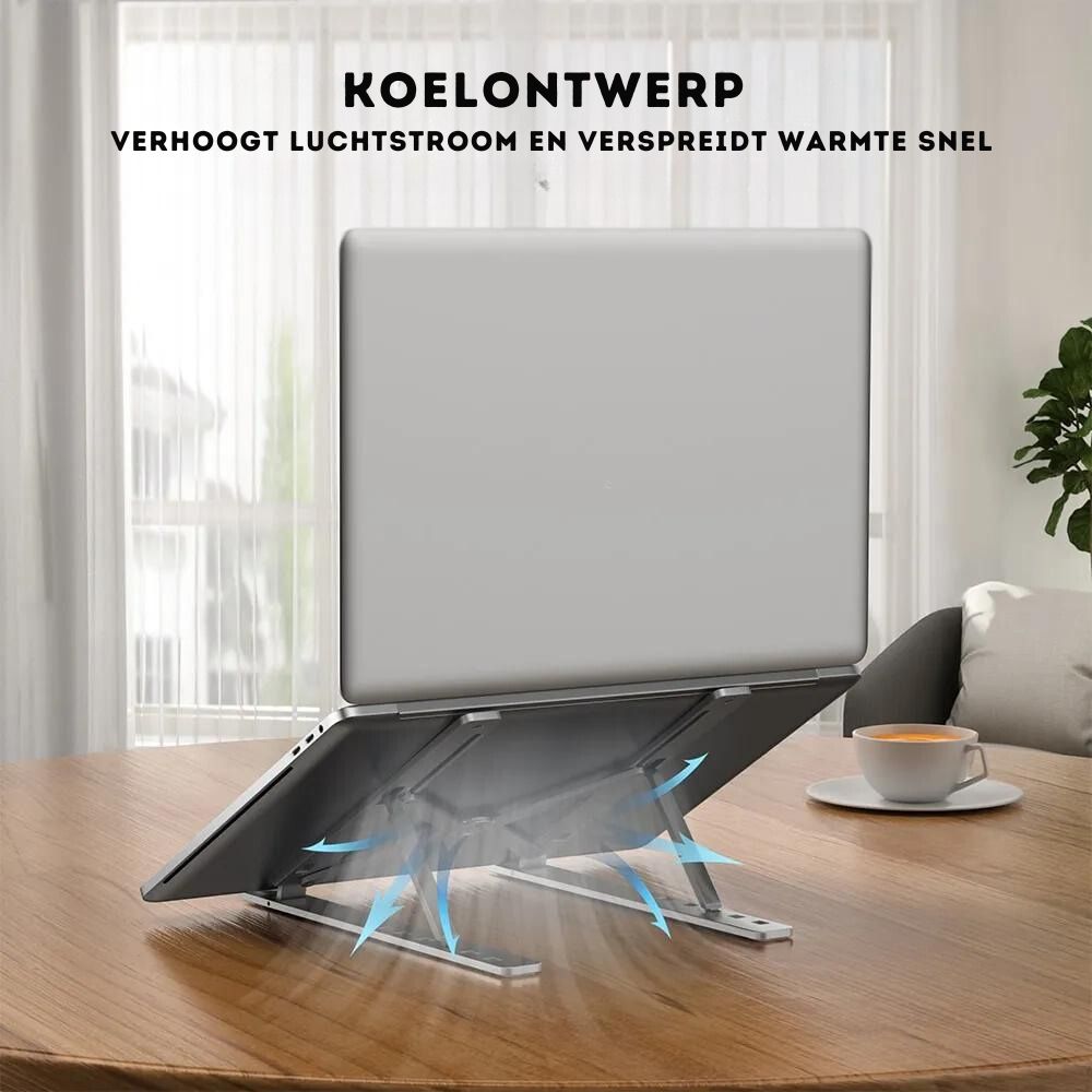 Laptop Stand : AeroLift - De Beste Laptop Houder van - Zilver in van Pantino