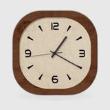 Vierkante Houten Wandklok – Vintage Design, Bestseller