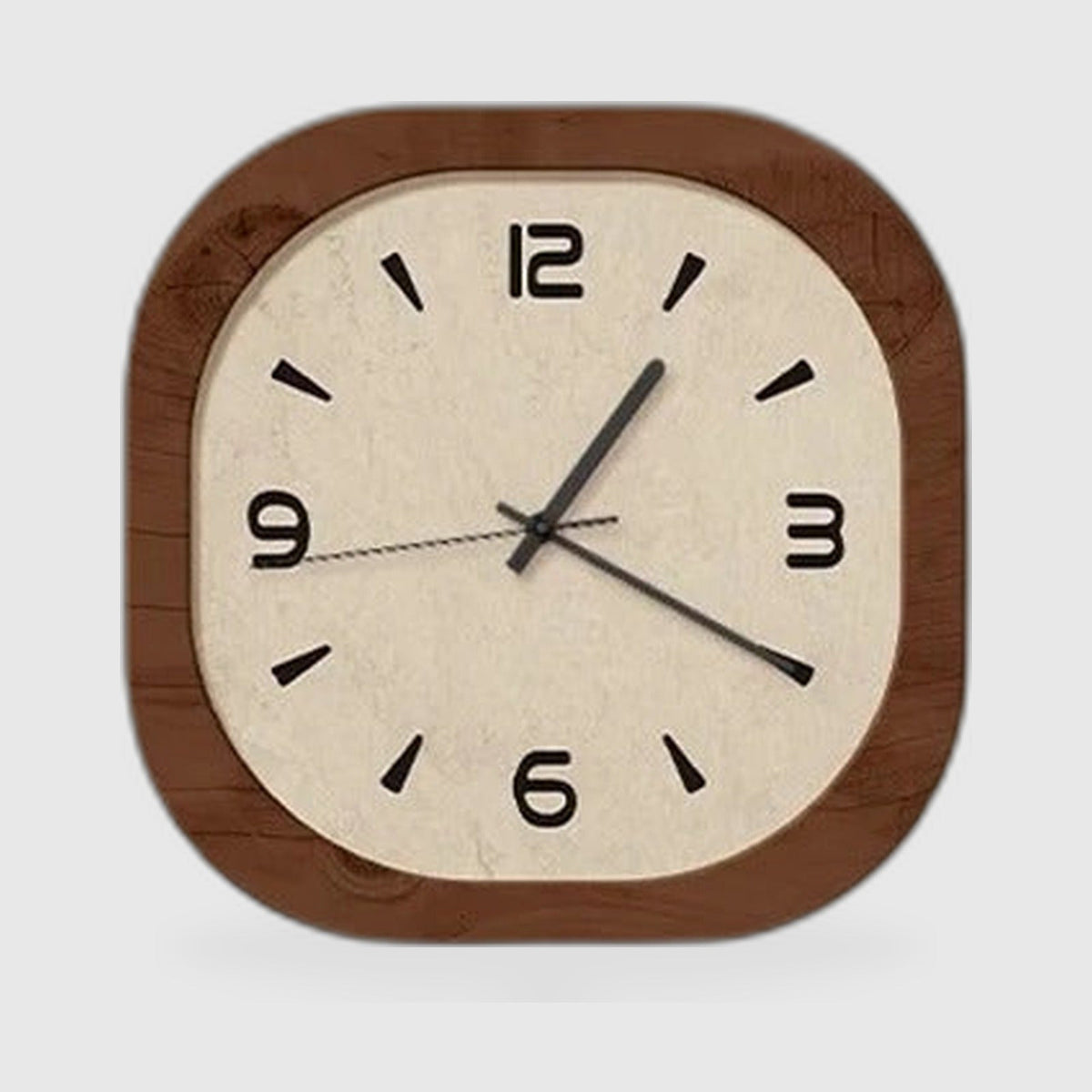 Vierkante Houten Wandklok – Vintage Design, Bestseller