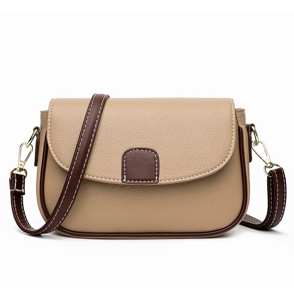 bags : Elysian Schoudertas Dames - Elegante Umhängetasche - Zwart in Khaki van Pantino