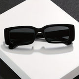 Damen Sonnenbrille Schwarz - coole, vielseitige mit quadratischem Rahmen
