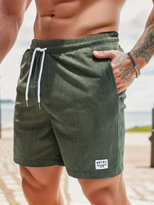 Shorts : Comfortabele Shorts - Ideaal voor Ontspannen Dagen en Actieve Toepassingen in Armeegrün van Pantino