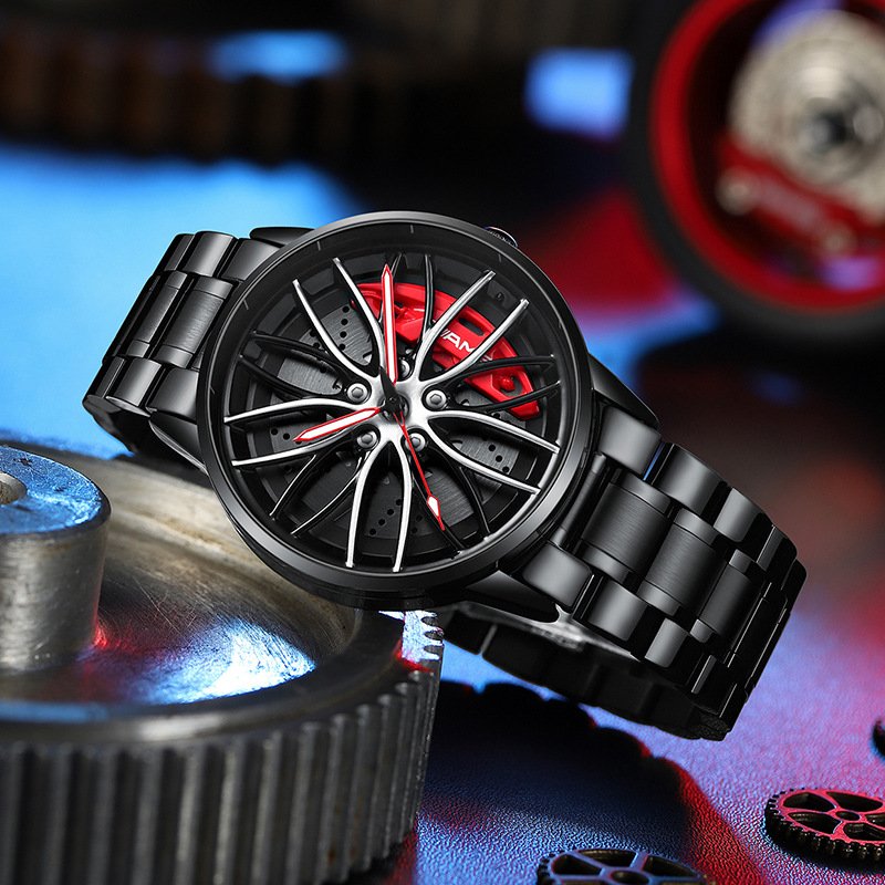 watches : Elegant Racecar Watch - Waar Tijd Wordt Gewaardeerd - Rood in van Pantino