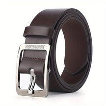 Belt : PU Leren Riem Zwart Heren Casual Jeans in Bruin [stijl 2] van Pantino