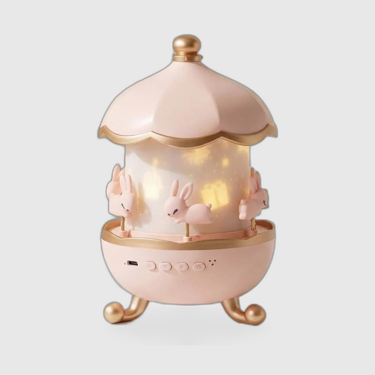 Sterrenprojector Nachtlampje – Betoverend Carrousel Design met Muziek