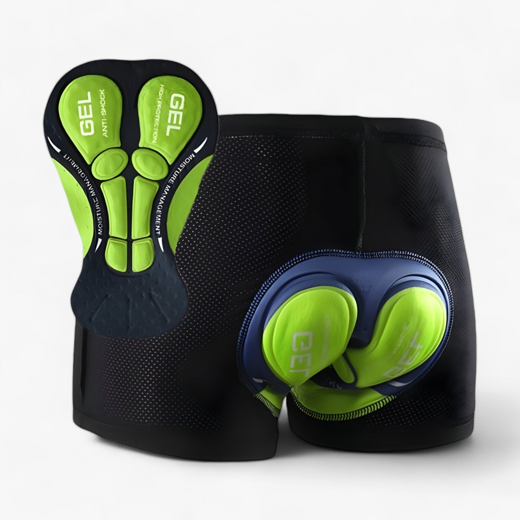 Shorts : Motorjas Heren SeatCloud Kort van Ademende Technische Stof, Ideaal voor Lente/Zomer in Verde van Pantinoshop