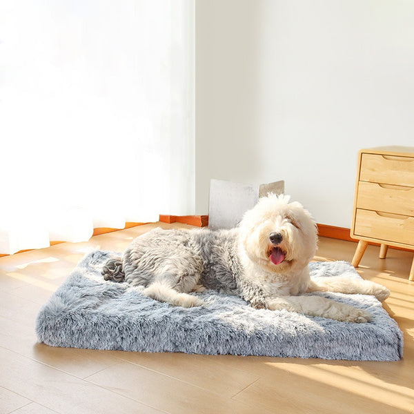 pets : Orthopedisch Pluche Hondenbed in Grijs in Koffie van Pantino