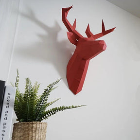 home & garden : RegalRoe - Antilopenkop Decoratie - Rood in van Pantino