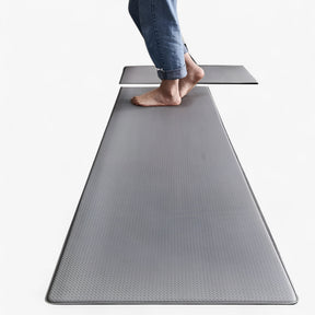 home & garden : Antislip Keukentapijt Katoen - Rood in Licht grijs van Pantino