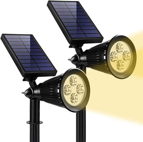 outdoor equipment : SolarGlow - Verstelbare & Weerbestendige Solar Spot - 1 + 1 in van Pantino