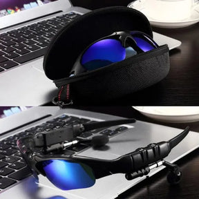 Smart Sunglasses : Smart Bluetooth Zonnebril Zwart - Audio Gesprekken Outdoor - Kunststof in van Pantino