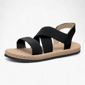 Comfortabele platte sandalen