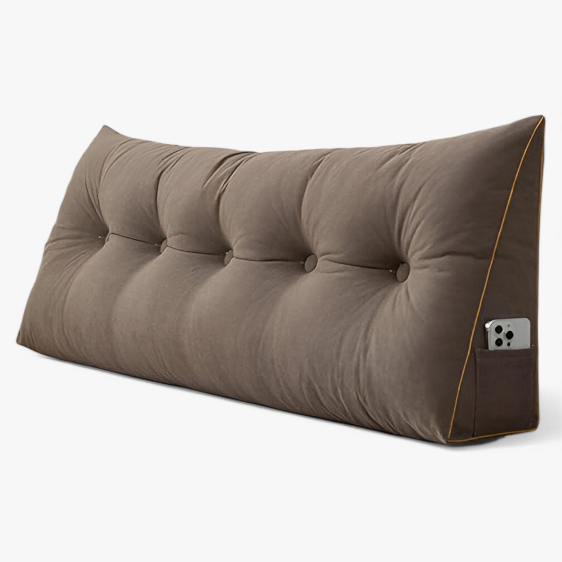 home & garden : Grote Hartvormige Kussen - Decoratief Zacht Sofa - Pluche in Koffie van Pantino