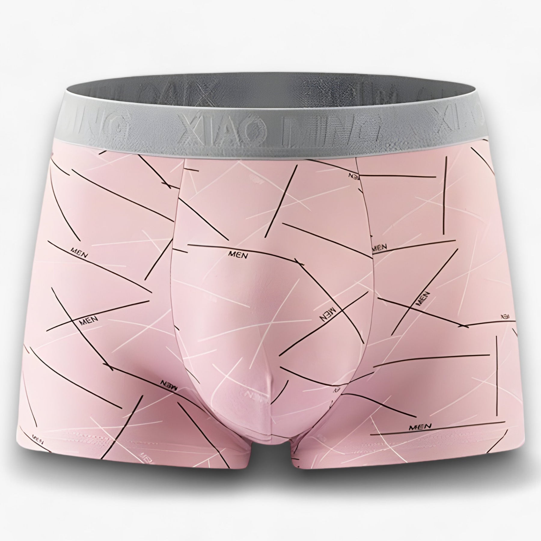 Men's Boxers : Heren Boxers - Lichtgewicht Stof voor Ademende Pasvorm (5+5 Gratis) - Roze in 5+5 GRATIS Roze van Pantino