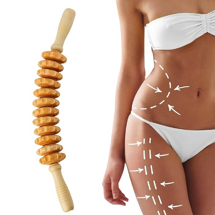 Cellulite Massager : Cellulite Massageroller Dames Beige - Huidverzorging Lichaam - Hout in van Pantino