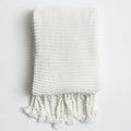 Plaid in Cotone Biologico Ozarke - Extra Large 137 X 183 Cm - Ideale per Maggiore Accoglienza