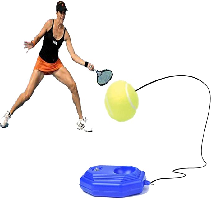 outdoor equipment : Tennis Trainer Terugkaatsbal - Solo Training Draagbaar - Elastisch Touw in van Pantino