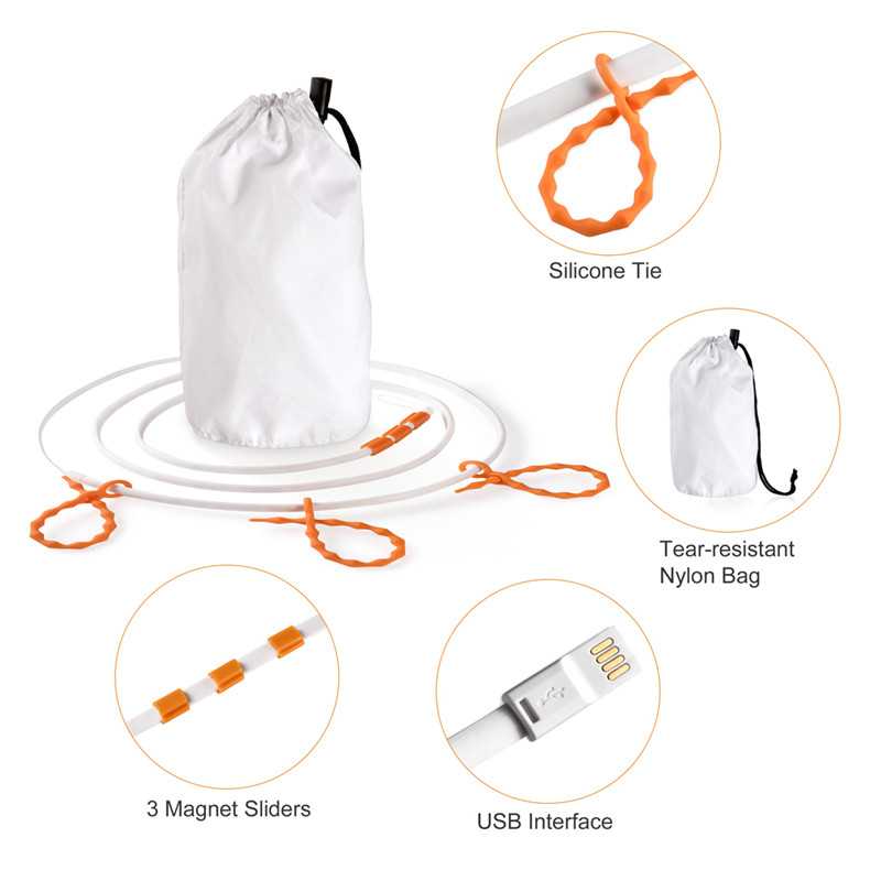 Draagbare Camping LED Striplamp – Waterdicht, USB Oplaadbaar