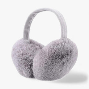 Earmuffs : Nepvachten in Kunstbont - Gezellige Winterwarmte - Zwart Wit in Grijs van Pantino