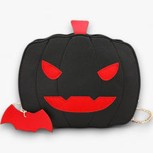 bags : Pumpkin Purse - Creatieve Halloween-Tas voor een Stijlvolle Look - Goud in Zwart van Pantino