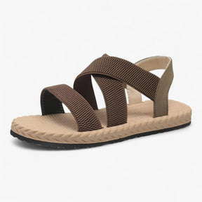 Comfortabele platte sandalen