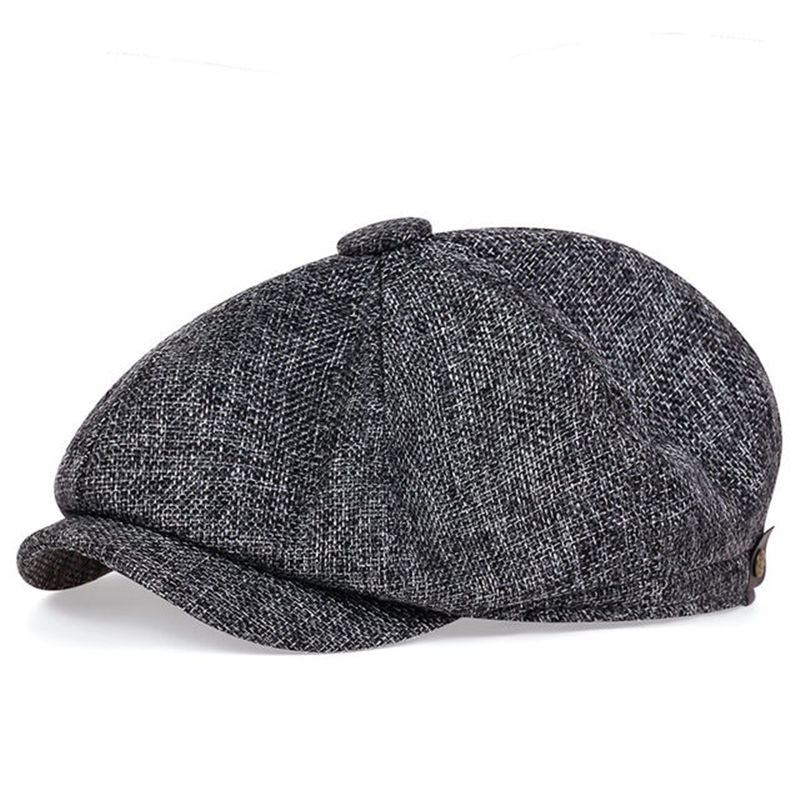 Newsboy Cap : Pet Dames Zwart - Krantenjongenspetten van Polyester Volwassen Geweven voor Mannen en in van Pantino