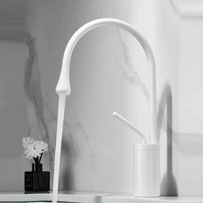home & garden : Wastafelkraan Druppel Stijl Badkamer Draaibare Waterval Kranen - Goud Geborsteld Kort in van Pantino