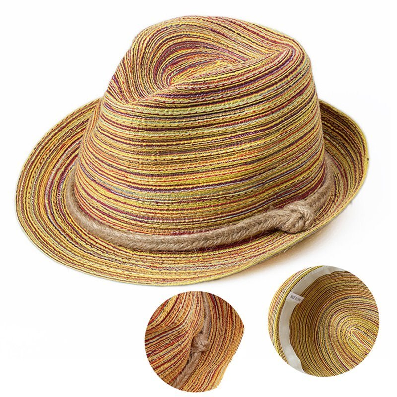 Hat : Hoed Khaki - Klein Pepergras Hoedje in van Pantino