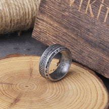 Ring : Elegant Keltisch Erfgoed Roestvrij Staal in Gray van Pantino