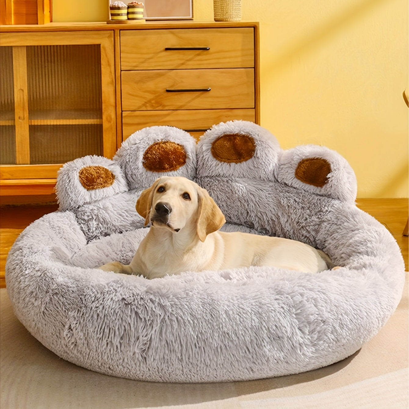 pets : DroomWolke Deluxe Rustbed - Grijs in van Pantino