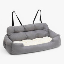 pets : Luxe Hondenbed voor Auto Cozyride - Militair Groen in Licht Grijs van Pantino