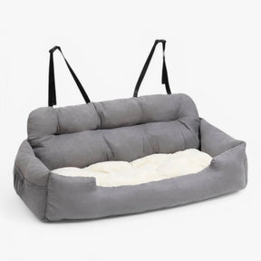 pets : Luxe Hondenbed voor Auto Cozyride - Militair Groen in Licht Grijs van Pantino