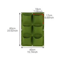 home & garden : Hangende Tas voor de Tuin - Voor Hangplanten en Buitengebruik 2 Groen Raster in 6 groen raster van Pantino