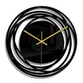 Reloj de pared moderno "Elegancia negra" - Reloj negro elegante - Aporta un toque de elegancia a cualquier habitación