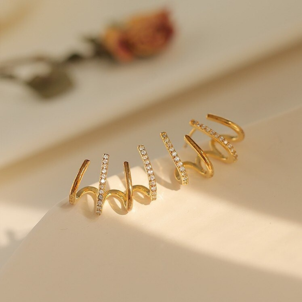 Earrings : Elegante Oorbellen (1+1) in van Pantino