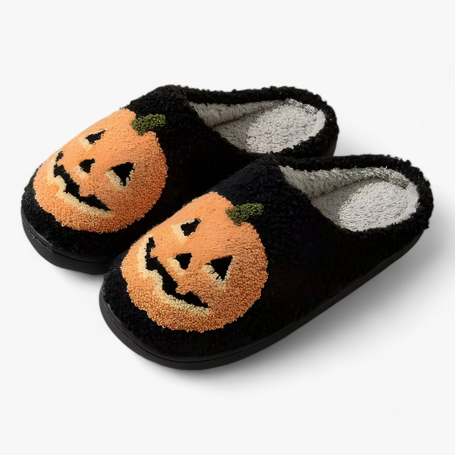 home & garden : CozyPumpkin - Zachte - Warme en Leuke Sloffen voor het Comfort van de Herfst in Zwart van Pantino