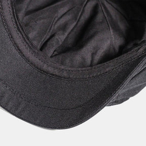 Newsboy Hat : Hoed Heren Zwart - British Newsboy Hat - Vintage Retro in van Pantino