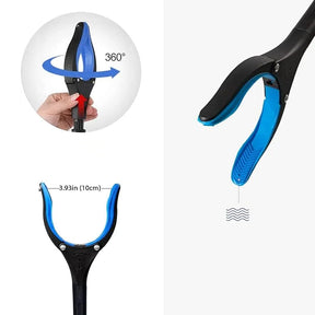 gadgets : 360° Grijptang Mini Grijs - Moeilijk Bereikbare Voorwerpen Pakken - Kunststof in van Pantino