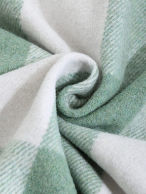 Shirt : Casual Geruite Heren Overhemd - Groen in van Pantino