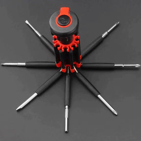 gadgets : 8-in-1 Multitool met LED - 22 Functies Schroeven Slaan - Staal in van Pantino