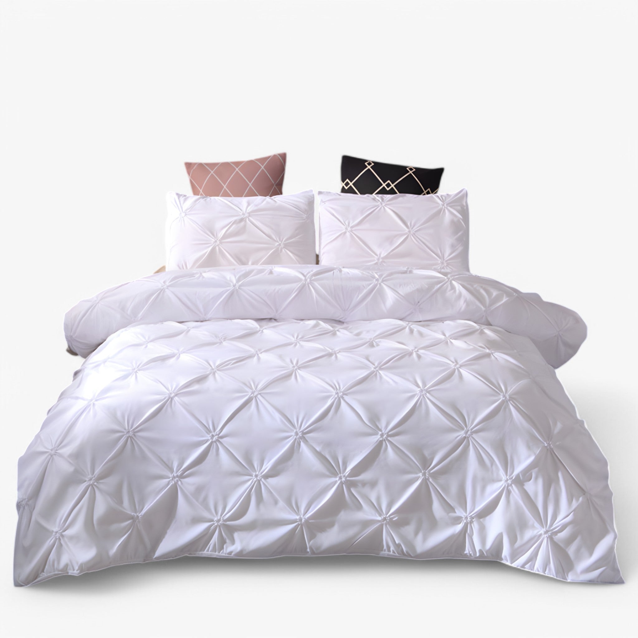 home & garden : Luxe Katoenen Bedlinnen - Zwart in Wit van Pantino