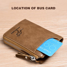 bags : Rfid Safety Wallet - Een Compacte en Veilige Portefeuille - Khaki in van Pantino