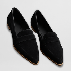 women's loafers : Elegante Dames Loafers - Orthopedische Voetondersteuning in Zwart van Pantinoshop