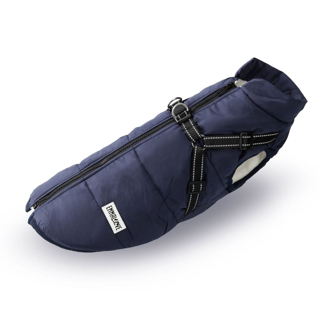 pets : CalmCrate - Extreem Waterdichte Hondenjas - Ultieme Bescherming Tegen Regen in Blauw van Pantino