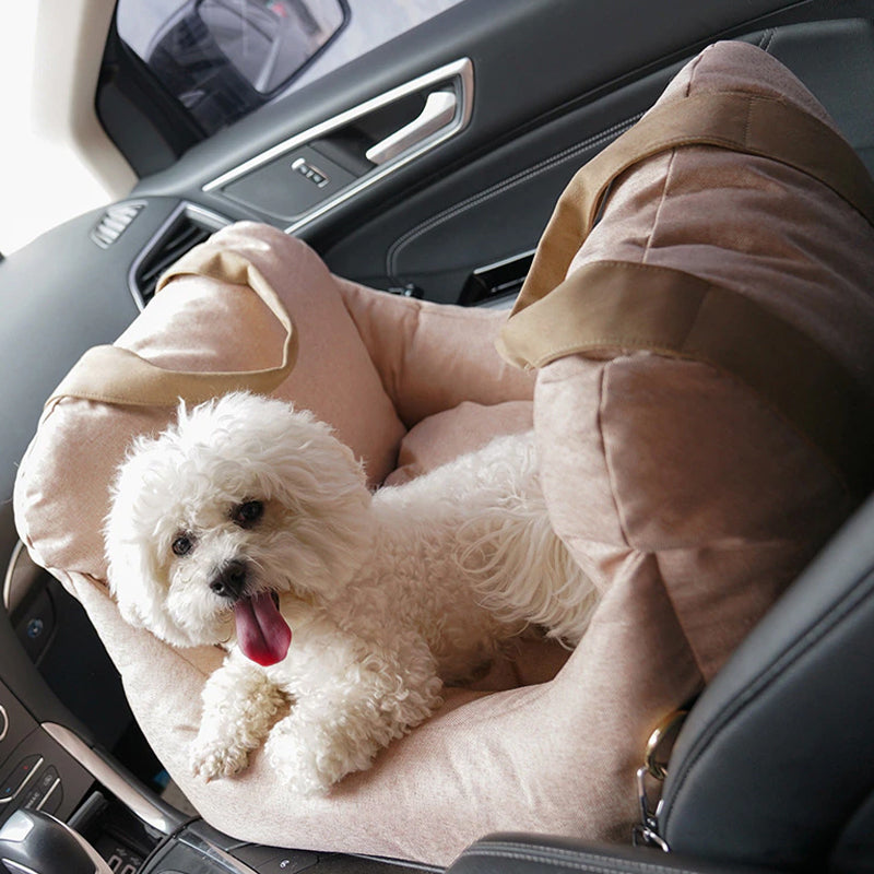 pets : Kalmerend Hond Auto Bed - Grijs in van Pantino