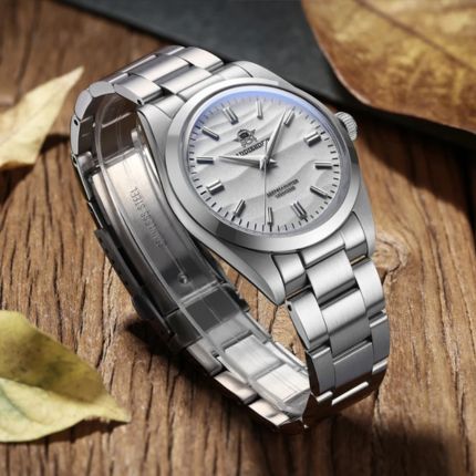 watches : Horloge Heren Wit - Horizon Luxe Herenhorloge - Verfijning Rond Elke Pols in van Pantino