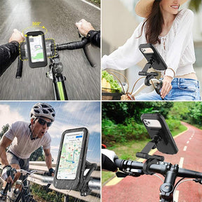 Phone Mount : Waterdichte Telefoonhouder Fiets - 360° Instelbaar Universeel - TPU in van Pantino