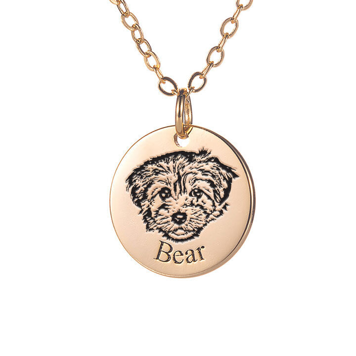 Charm : PawPrint Charm - Zilver in Goud van Pantino
