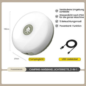 outdoor equipment : Waterdichte Draagbare Opvouwbare Lichtketting Type C Opladen in van Pantino